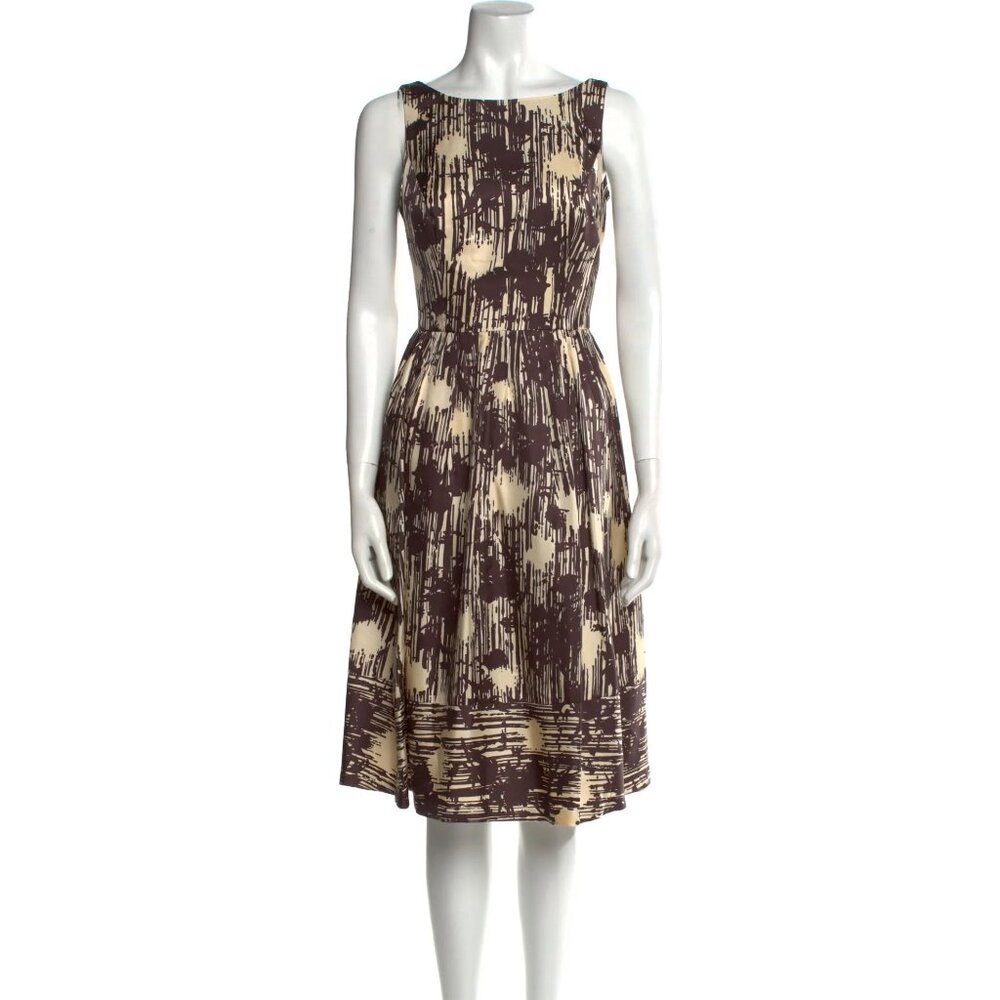 CMV Carmen Marc Valvo Women's Sleeveless Silk Dress Size 4